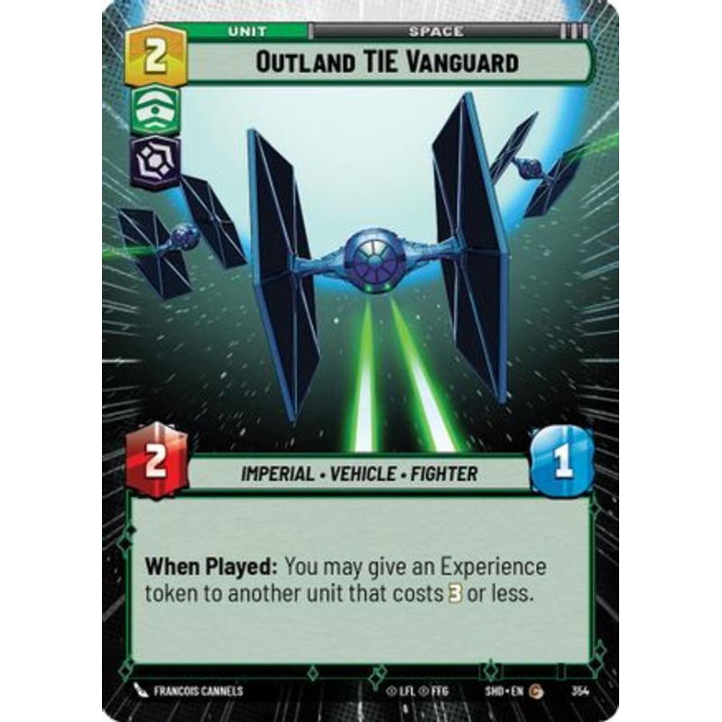 Outland TIE Vanguard (Hyperspace) (354) - Shadows of the Galaxy