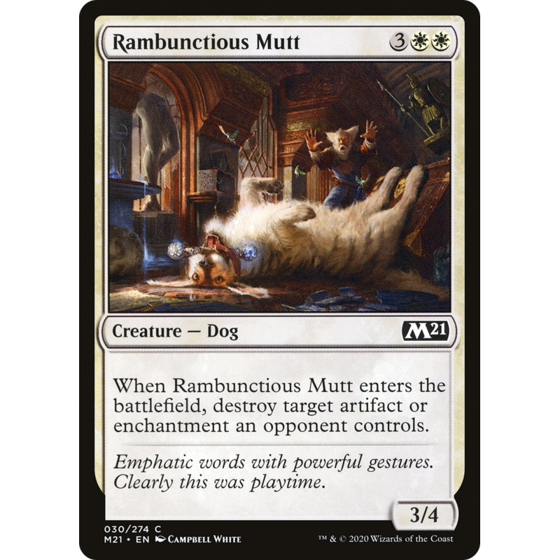 Rambunctious Mutt (M21-030) - Core Set 2021