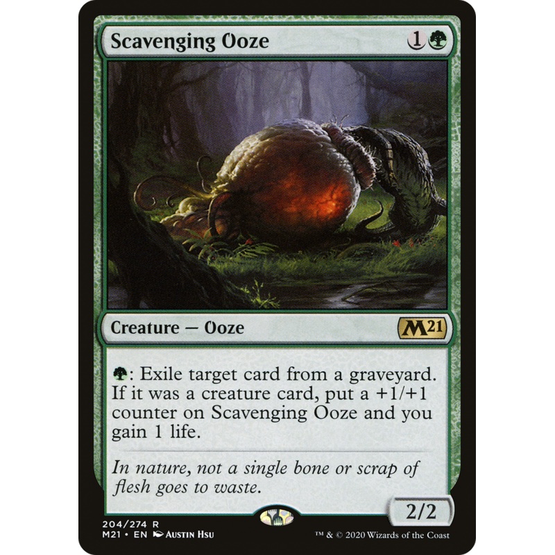 Scavenging Ooze (M21-204) - Core Set 2021