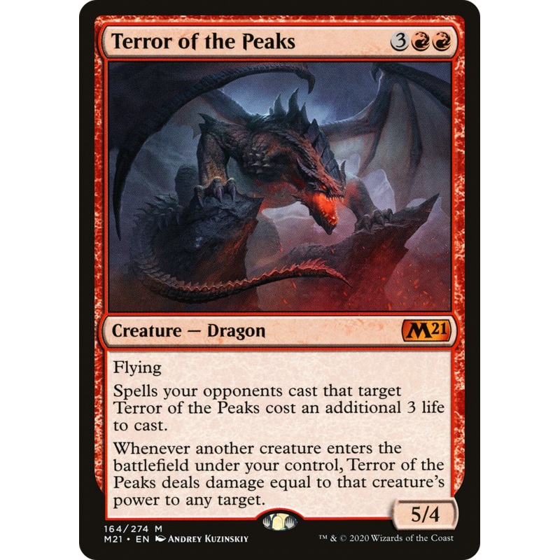 Terror of the Peaks (M21-164) - Core Set 2021 Foil