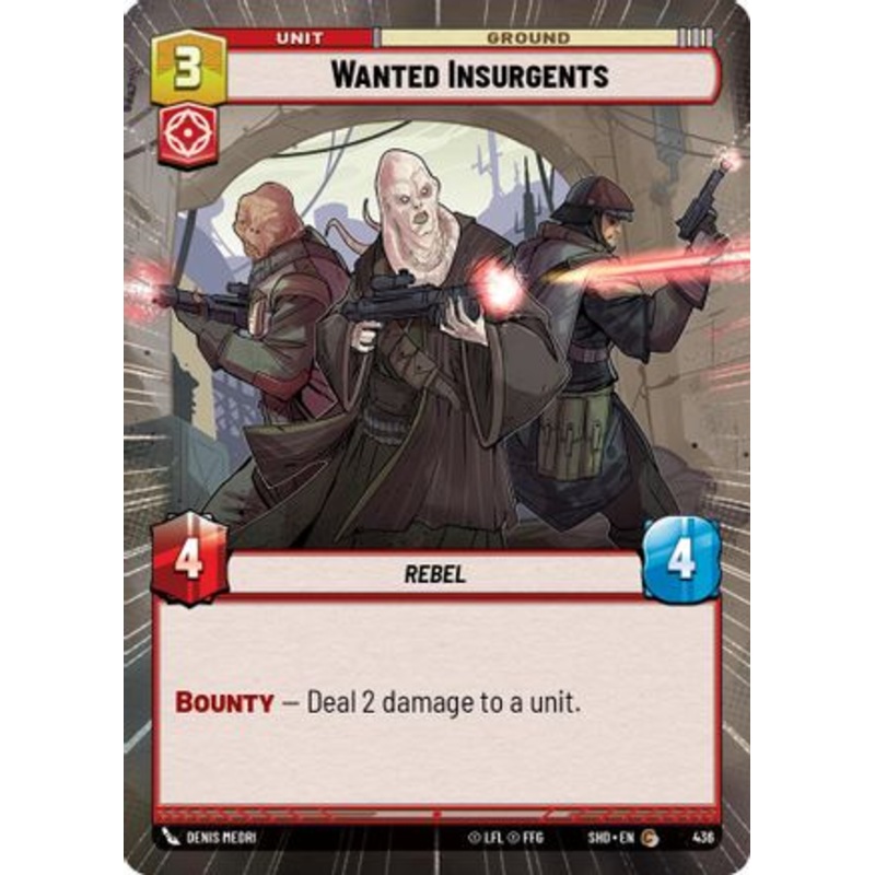 Wanted Insurgents (Hyperspace) (436) - Shadows of the Galaxy Foil