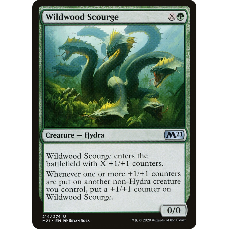 Wildwood Scourge (M21-214) - Core Set 2021 Foil