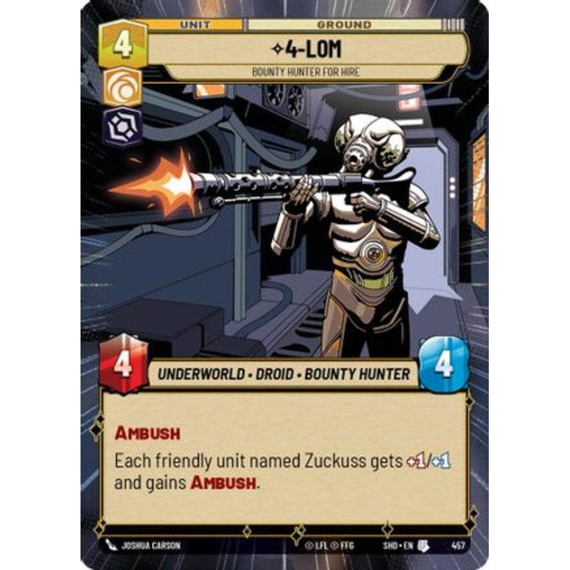 4-LOM - Bounty Hunter for Hire (Hyperspace) (457) - Shadows of the Galaxy
