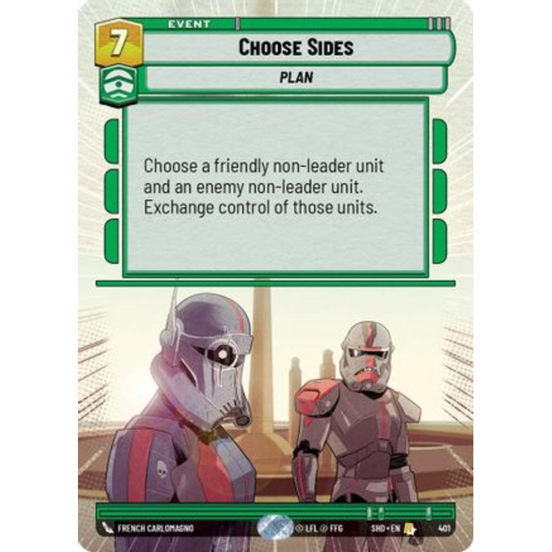 Choose Sides (Hyperspace) (401) - Shadows of the Galaxy Foil