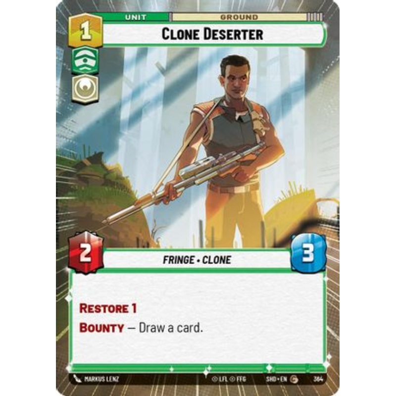 Clone Deserter (Hyperspace) (364) - Shadows of the Galaxy Foil