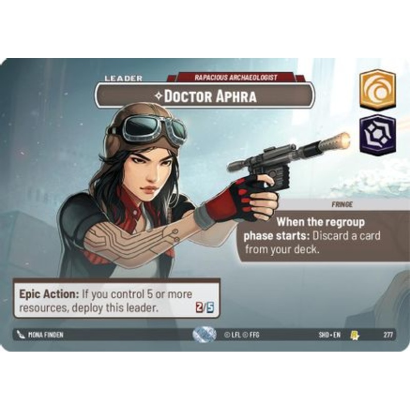 Doctor Aphra - Rapacious Archaeologist (Showcase) (277) - Shadows of the Galaxy Foil