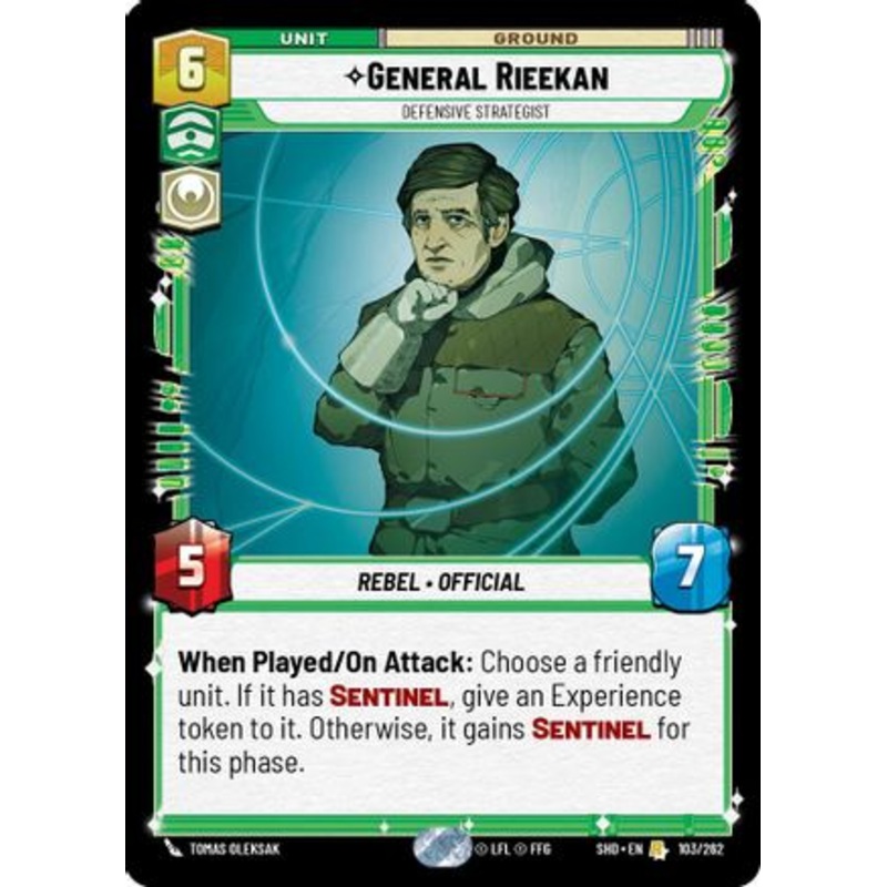 General Rieekan - Defensive Strategist (103/262) - Shadows of the Galaxy