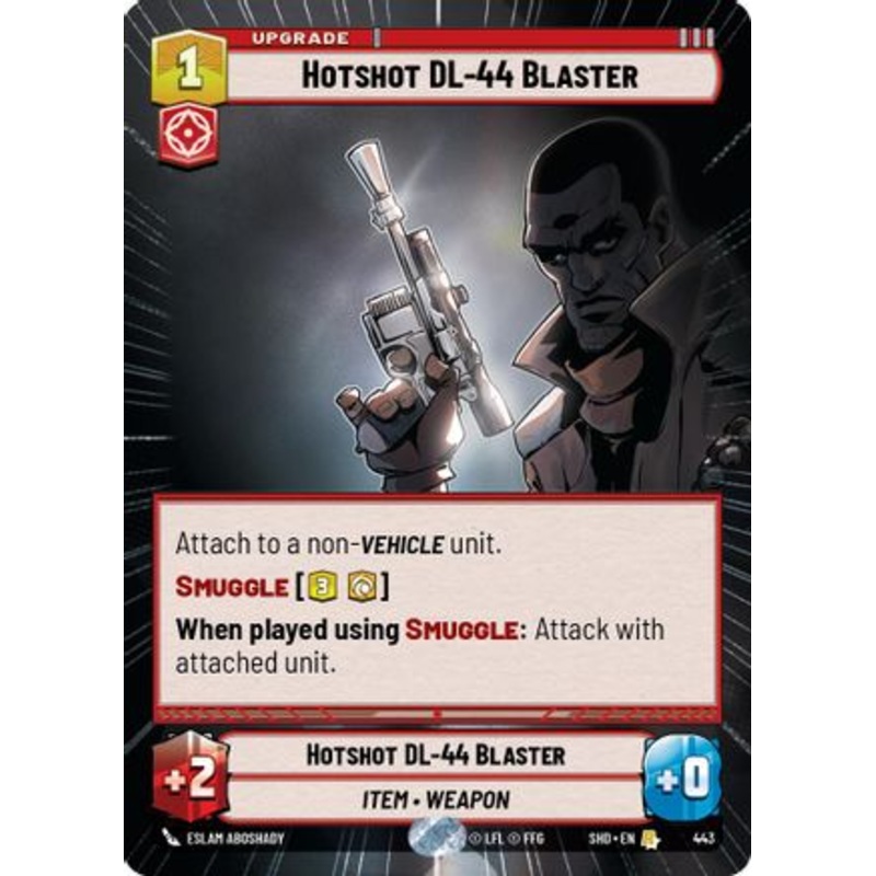 Hotshot DL-44 Blaster (Hyperspace) (443) - Shadows of the Galaxy Foil