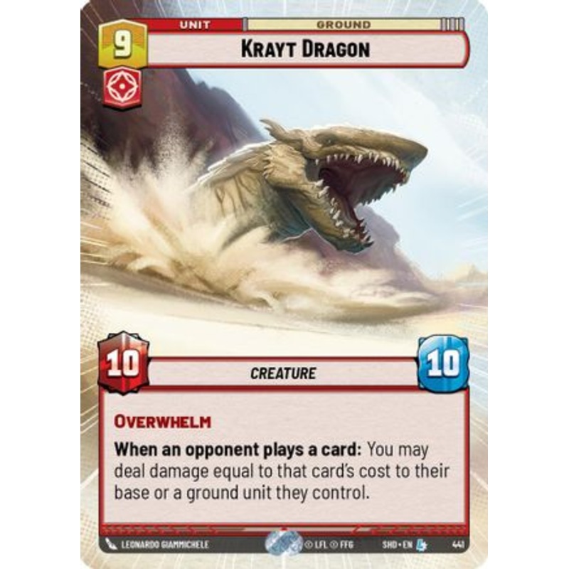 Krayt Dragon (Hyperspace) (441) - Shadows of the Galaxy Foil