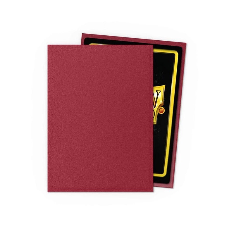 Standard - Blood Red - Non-Glare Matte Sleeves (100ct)