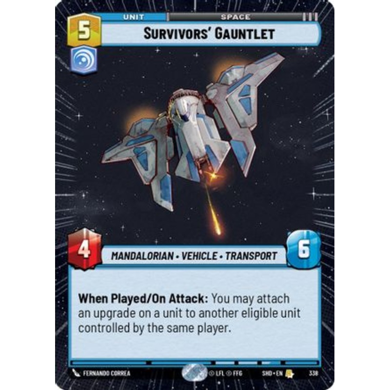 Survivors' Gauntlet (Hyperspace) (338) - Shadows of the Galaxy Foil