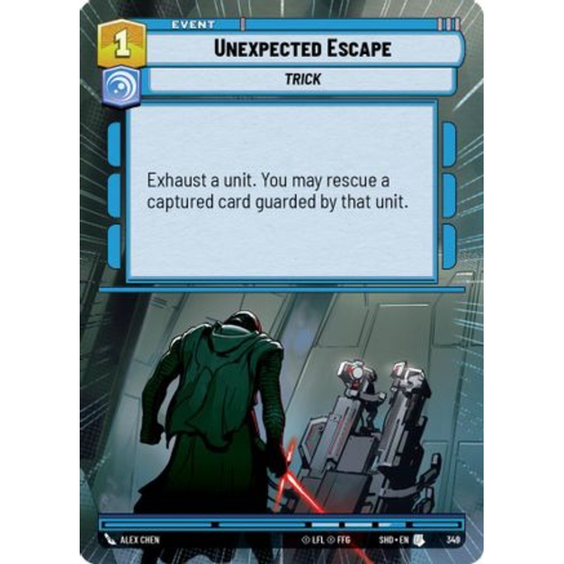 Unexpected Escape (Hyperspace) (349) - Shadows of the Galaxy Foil