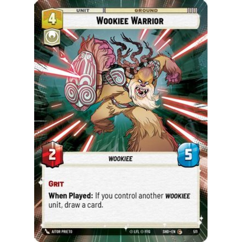 Wookiee Warrior (Hyperspace) (511) - Shadows of the Galaxy Foil