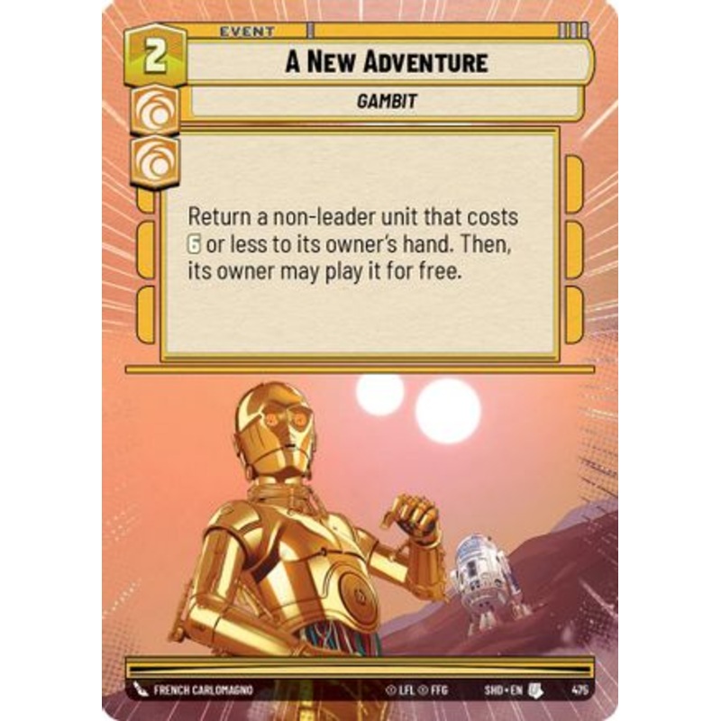 A New Adventure (Hyperspace) (475) - Shadows of the Galaxy Foil