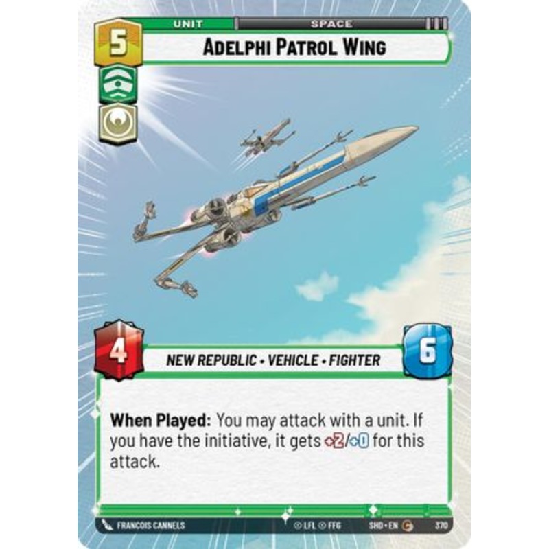 Adelphi Patrol Wing (Hyperspace) (370) - Shadows of the Galaxy Foil