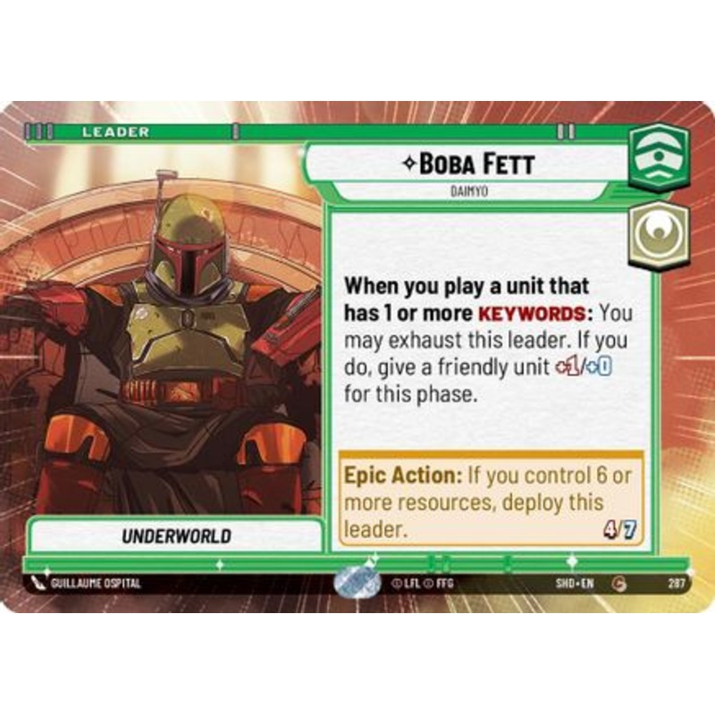 Boba Fett - Daimyo (Hyperspace) (287) - Shadows of the Galaxy