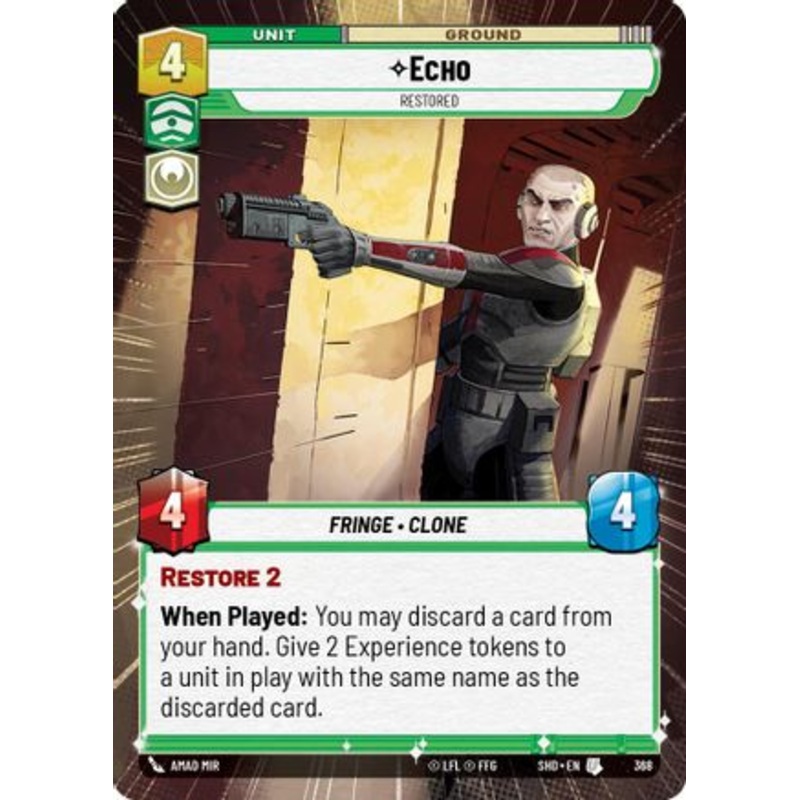 Echo - Restored (Hyperspace) (368) - Shadows of the Galaxy Foil