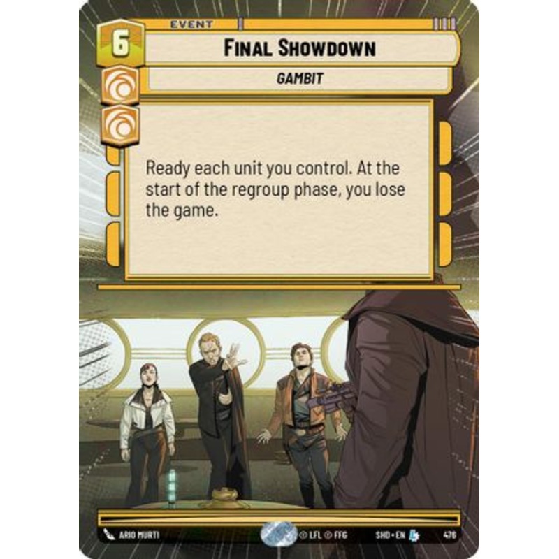 Final Showdown (Hyperspace) (476) - Shadows of the Galaxy Foil