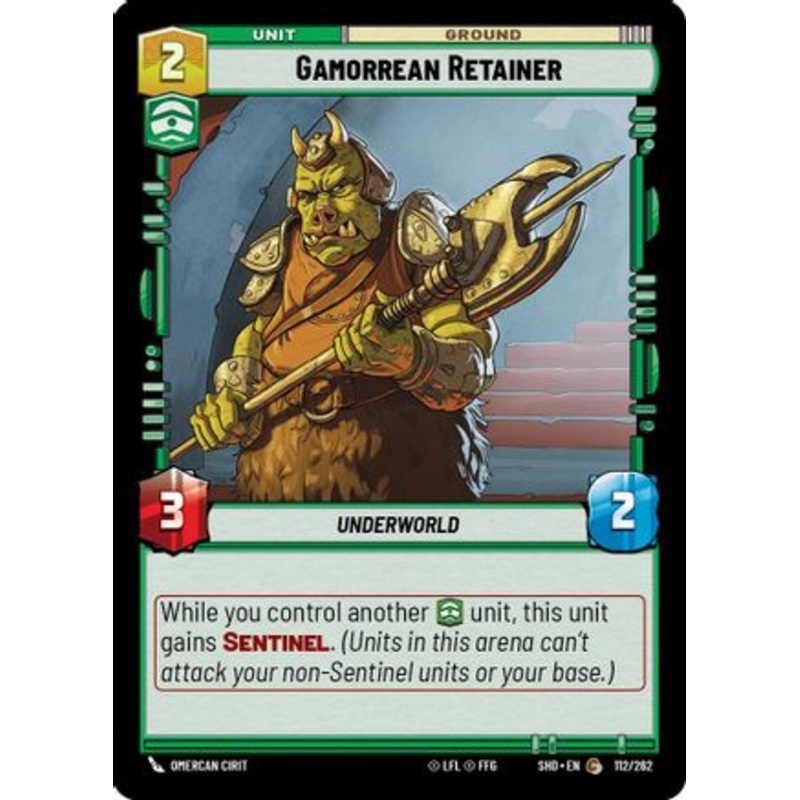 Gamorrean Retainer (112/262) - Shadows of the Galaxy