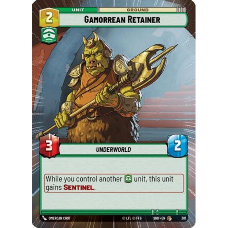 Gamorrean Retainer (Hyperspace) (381) - Shadows of the Galaxy