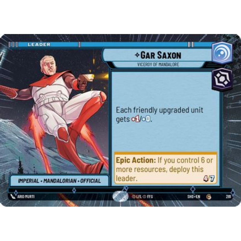 Gar Saxon - Viceroy of Mandalore (Hyperspace) (281) - Shadows of the Galaxy