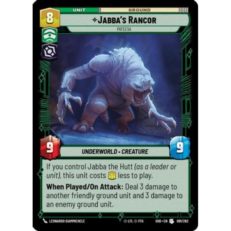 Jabba's Rancor - Pateesa (091/262) - Shadows of the Galaxy
