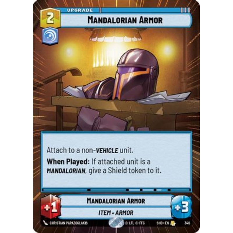 Mandalorian Armor (Hyperspace) (346) - Shadows of the Galaxy Foil