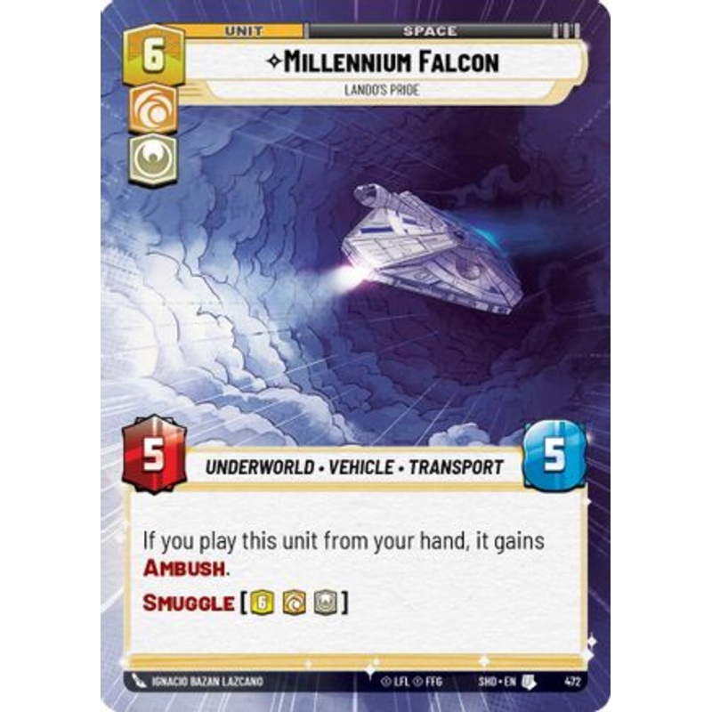 Millennium Falcon - Lando's Pride (Hyperspace) (472) - Shadows of the Galaxy