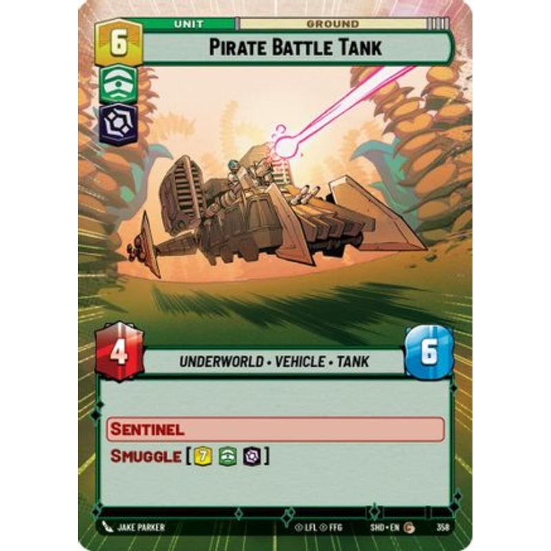 Pirate Battle Tank (Hyperspace) (358) - Shadows of the Galaxy Foil