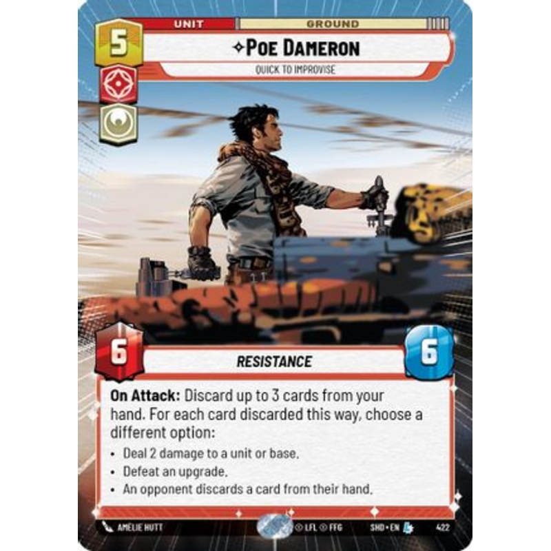 Poe Dameron - Quick to Improvise (Hyperspace) (422) - Shadows of the Galaxy