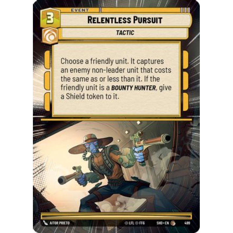 Relentless Pursuit (Hyperspace) (499) - Shadows of the Galaxy Foil