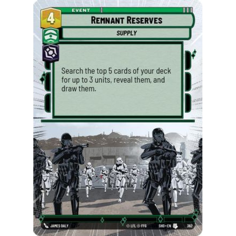 Remnant Reserves (Hyperspace) (362) - Shadows of the Galaxy Foil