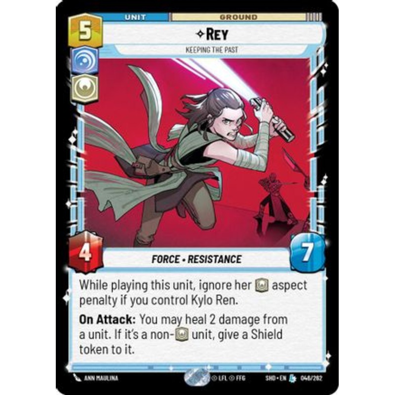 Rey - Keeping the Past (046/262) - Shadows of the Galaxy Foil