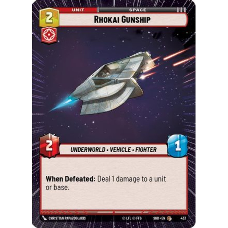 Rhokai Gunship (Hyperspace) (433) - Shadows of the Galaxy