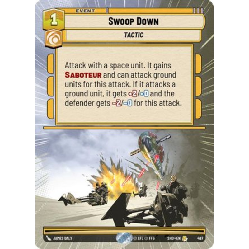 Swoop Down (Hyperspace) (497) - Shadows of the Galaxy Foil