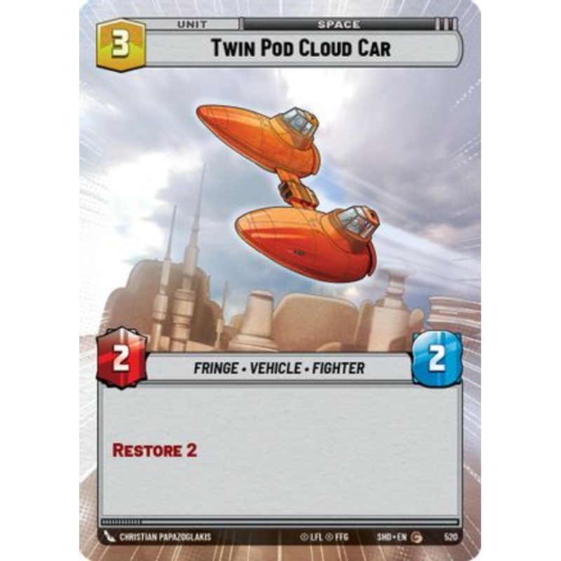 Twin Pod Cloud Car (Hyperspace) (520) - Shadows of the Galaxy