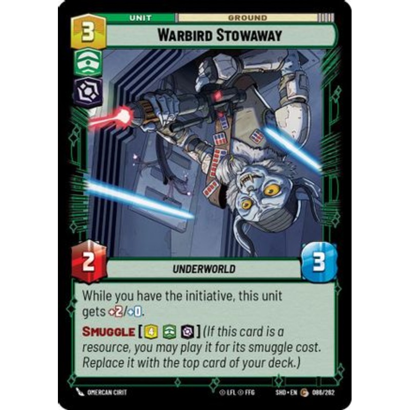 Warbird Stowaway (086/262) - Shadows of the Galaxy Foil