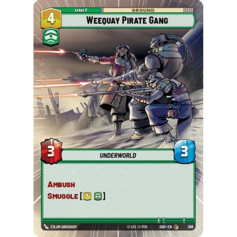 Weequay Pirate Gang (Hyperspace) (388) - Shadows of the Galaxy Foil