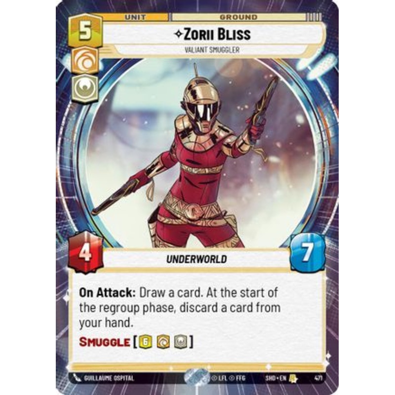 Zorii Bliss - Valiant Smuggler (Hyperspace) (471) - Shadows of the Galaxy