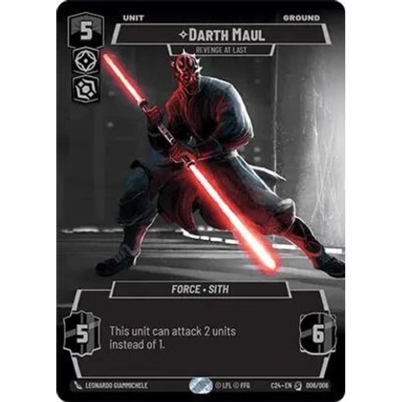 Darth Maul - Revenge at Last (006/006) - 2024 Convention Exclusive Foil