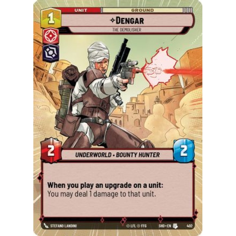 Dengar - The Demolisher (Hyperspace) (402) - Shadows of the Galaxy Foil