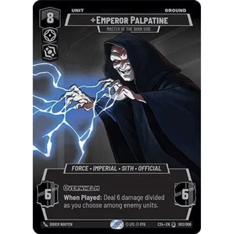 Emperor Palpatine - Master of the Dark Side (003/006) - 2024 Convention Exclusive Foil