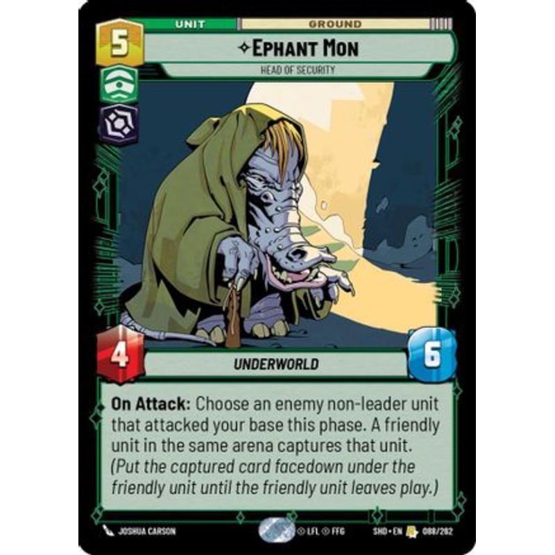 Ephant Mon - Head of Security (088/262) - Shadows of the Galaxy Foil