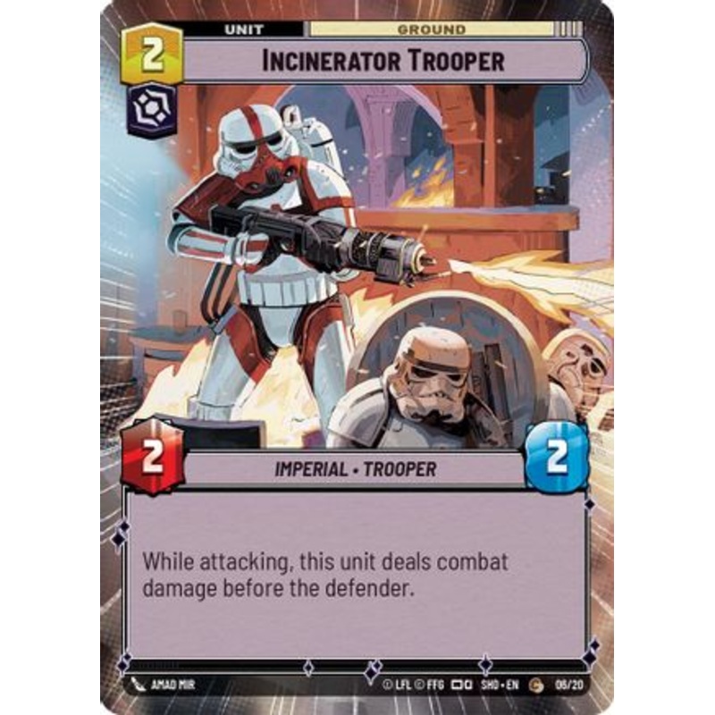 Incinerator Trooper (Hyperspace) (06/20) - Shadows of the Galaxy Weekly Play Promos