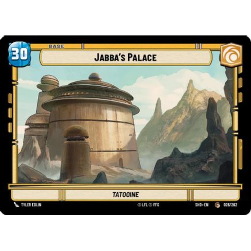 Jabba's Palace // Shield (026 // T02) - Shadows of the Galaxy