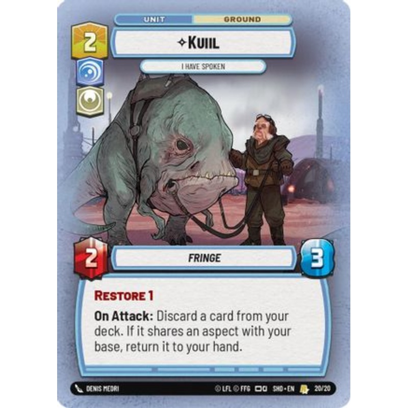 Kuiil - I Have Spoken (20/20) - Shadows of the Galaxy Weekly Play Promos