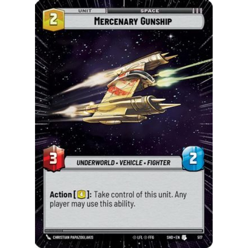 Mercenary Gunship (Hyperspace) (517) - Shadows of the Galaxy