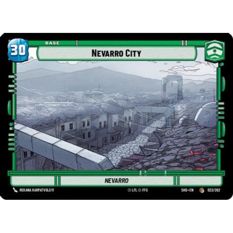 Nevarro City // Shield (022 // T02) - Shadows of the Galaxy