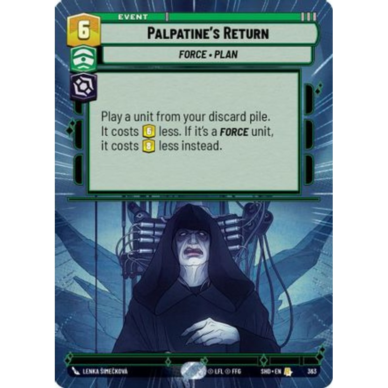 Palpatine's Return (Hyperspace) (363) - Shadows of the Galaxy Foil