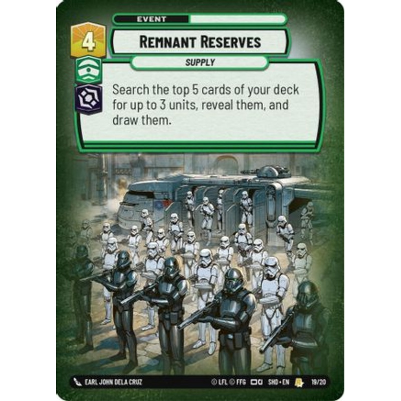 Remnant Reserves (19/20) - Shadows of the Galaxy Weekly Play Promos Foil